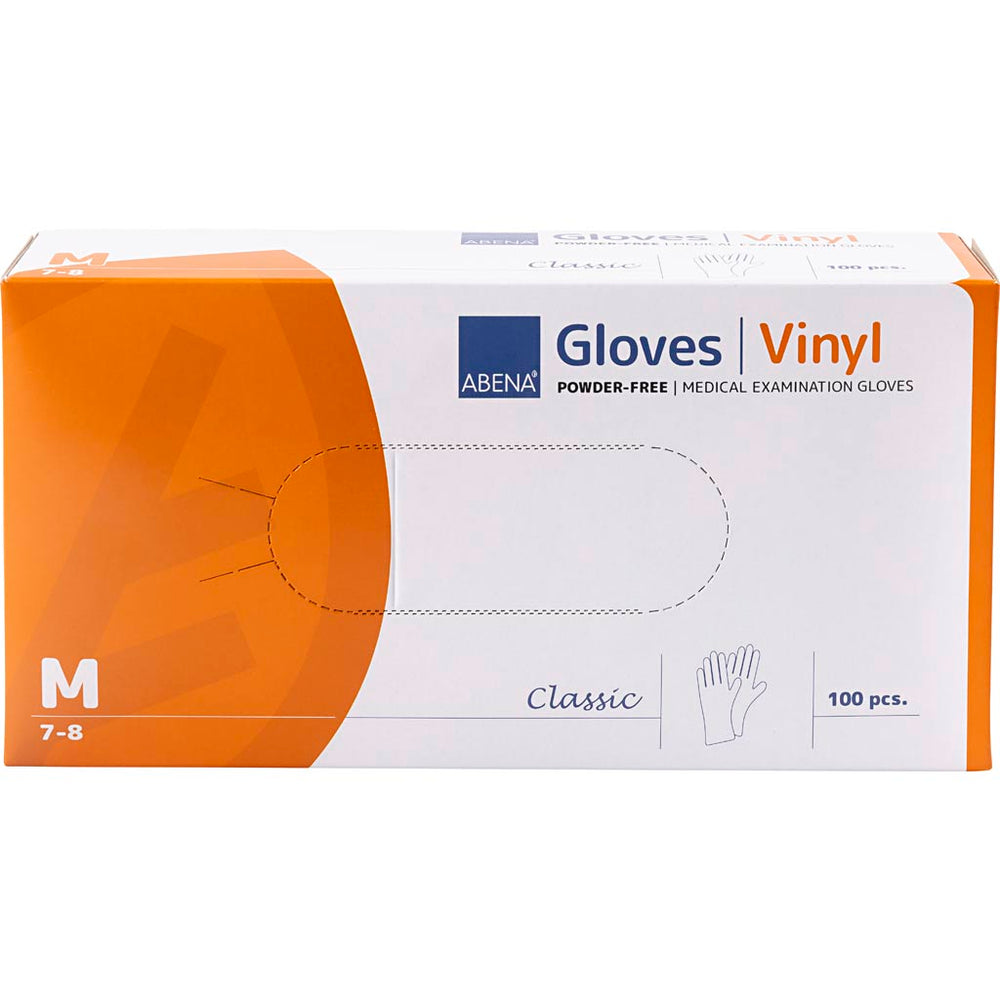 Abena poedervrije vinylhandschoenen maat medium 100 stuks