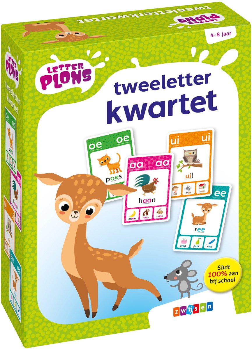 Zwijsen letterplons tweeletterkwartet
