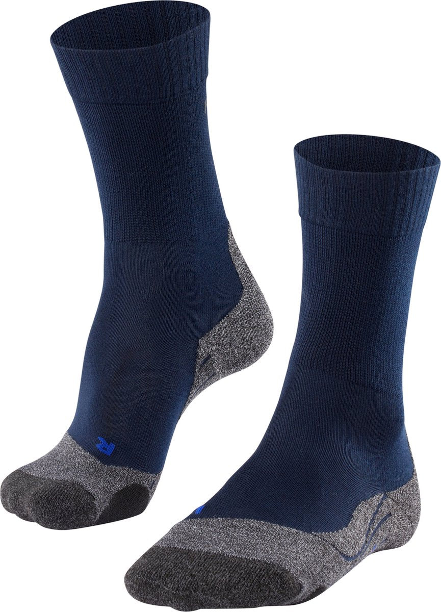 Falke tk2 cool wandelsokken anti blaren, medium padding functioneel garen sportsokken dames blauw - maat 39-40