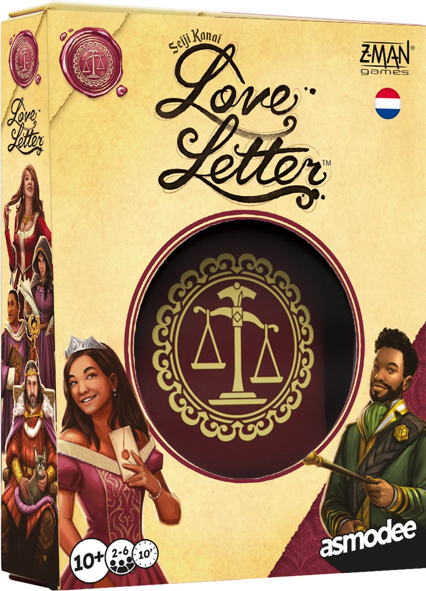 Z-man games love letter - kaartspel (nieuwe editie)