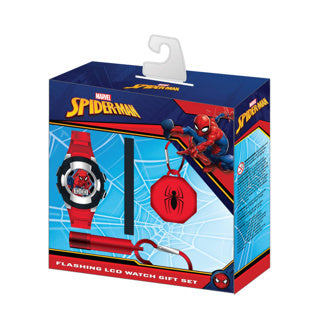 Accutime spiderman horloge cadeau set