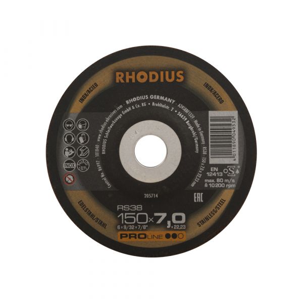 Disque abrasif 150x7