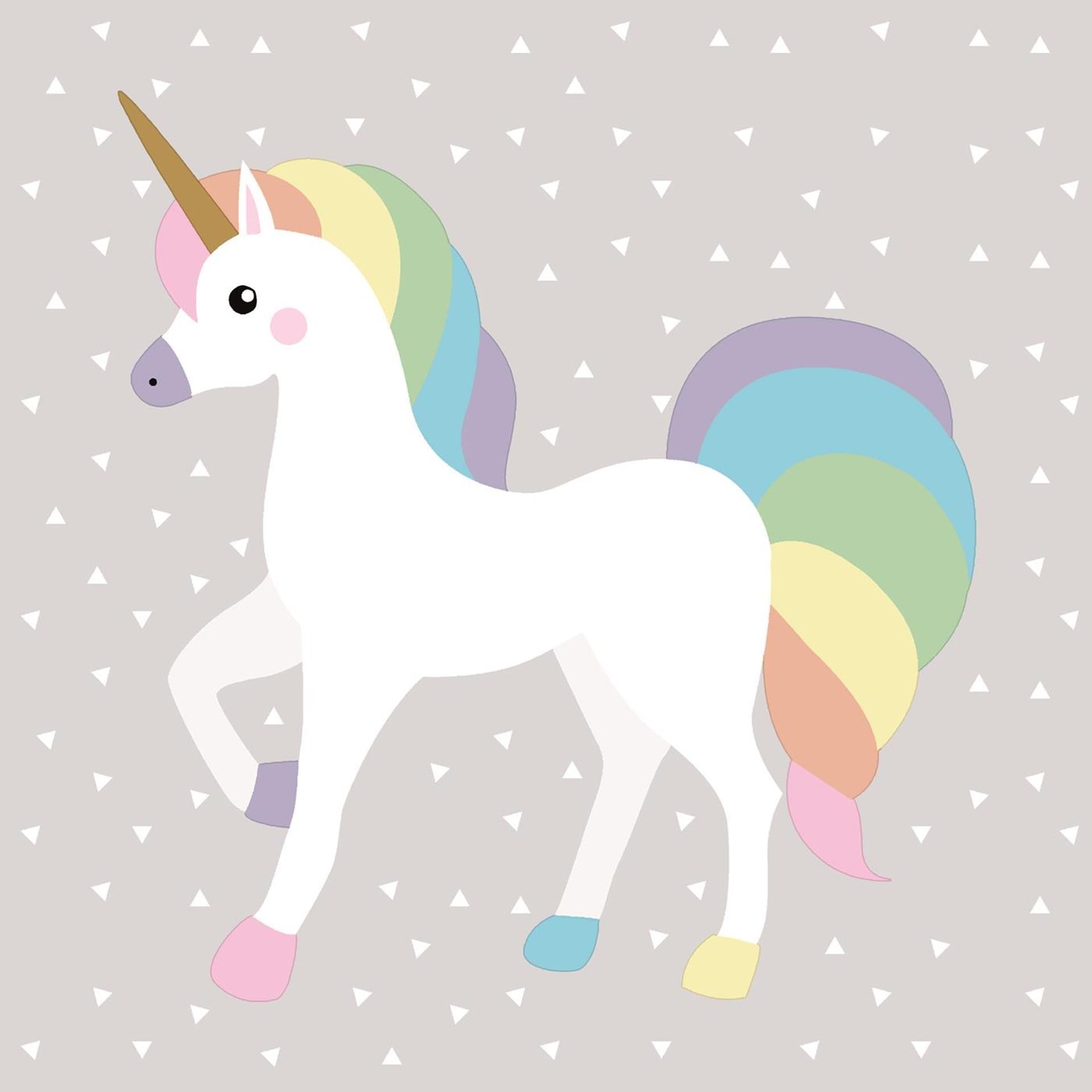 Papstar servetten unicorn 3-laags 33x33cm