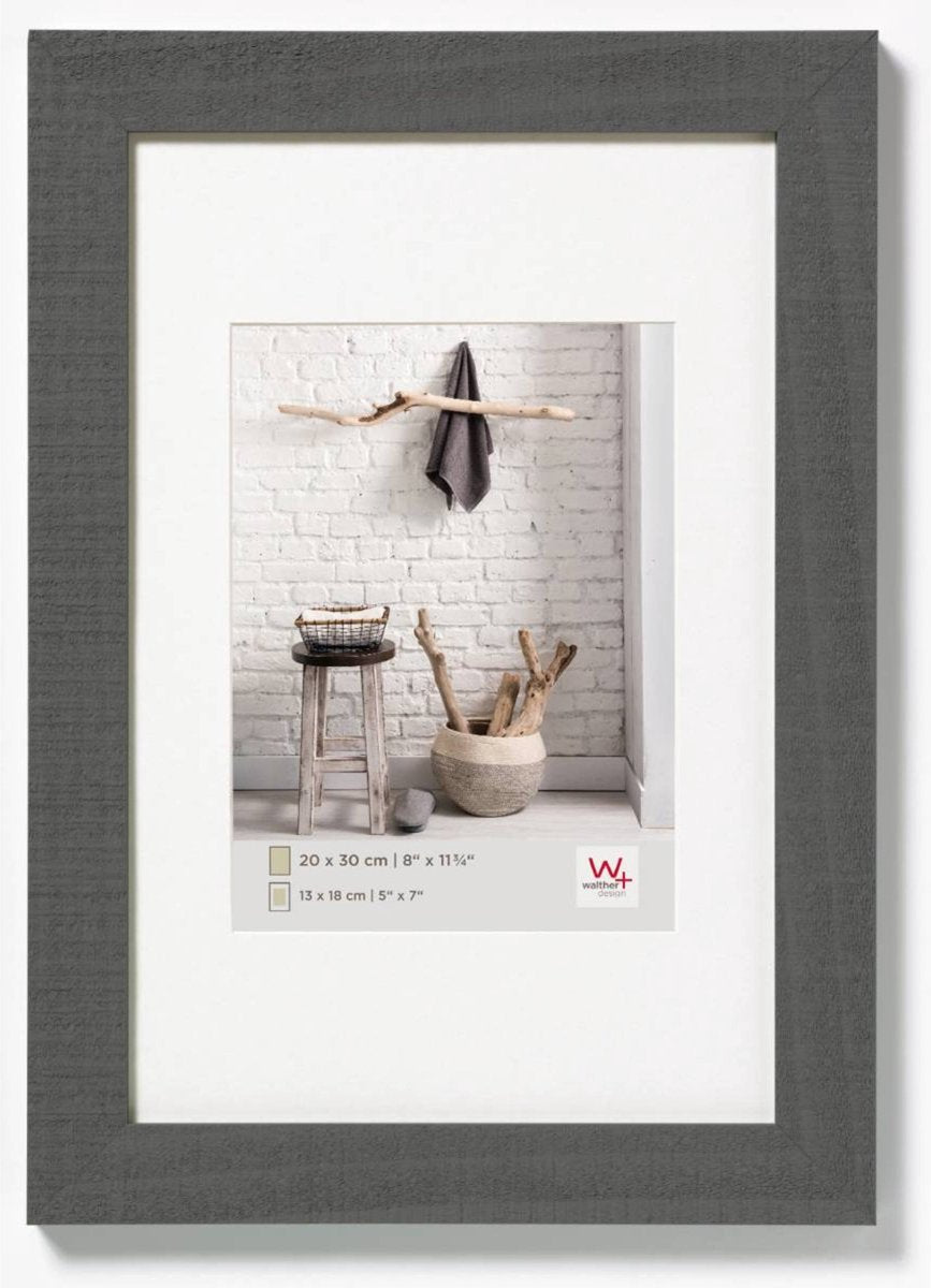 Walther home - houten lijst - fotoformaat 20x30 cm - grijs