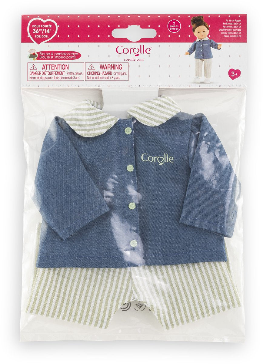 Corolle ma poppenblouse en broek - 36cm