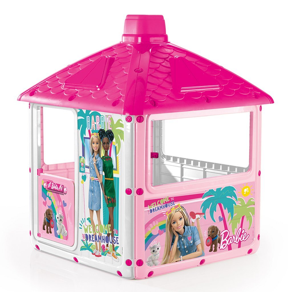 Barbie stads speelhuis 132x104x104 cm roze wit