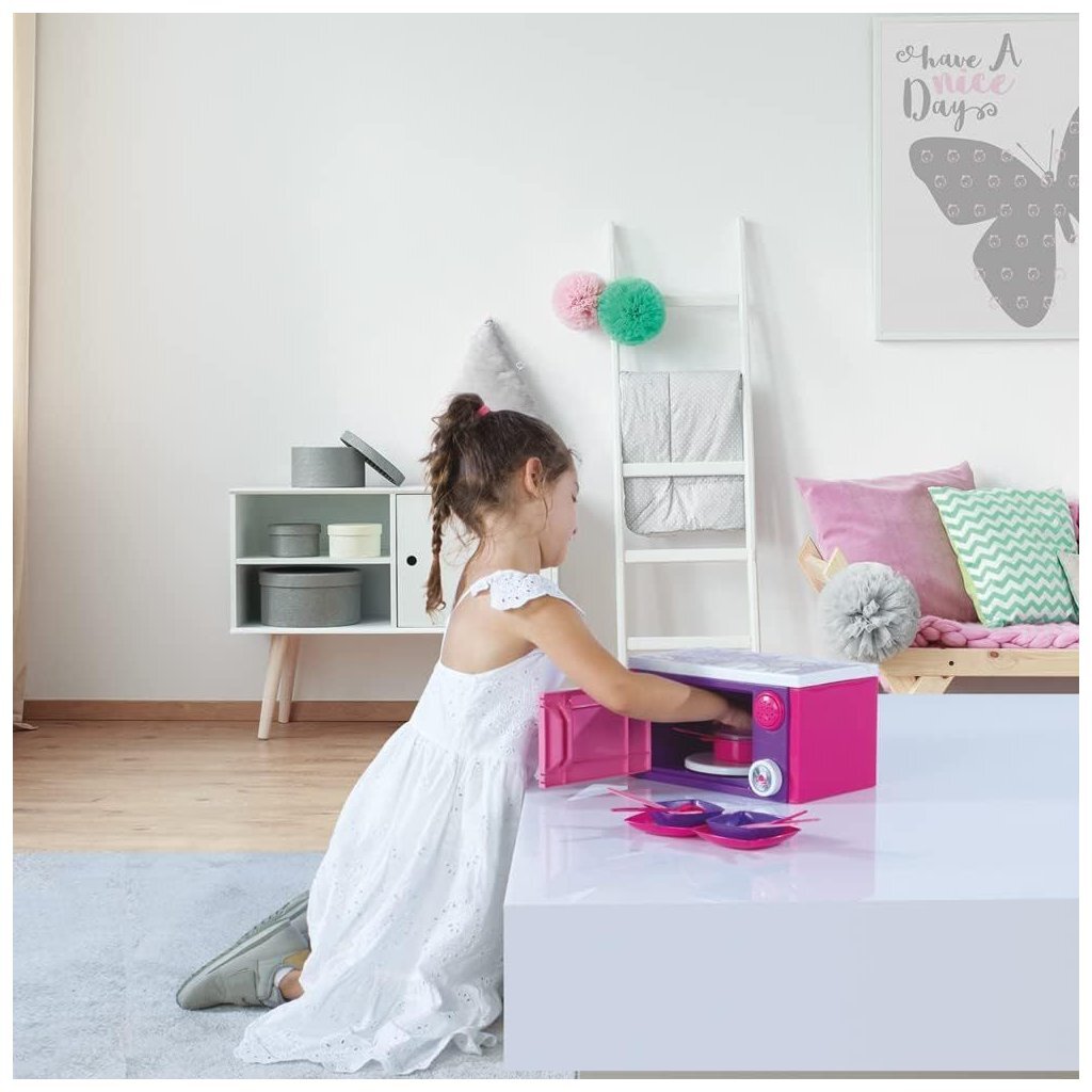 Dolu barbie magnetron + geluid roze paars