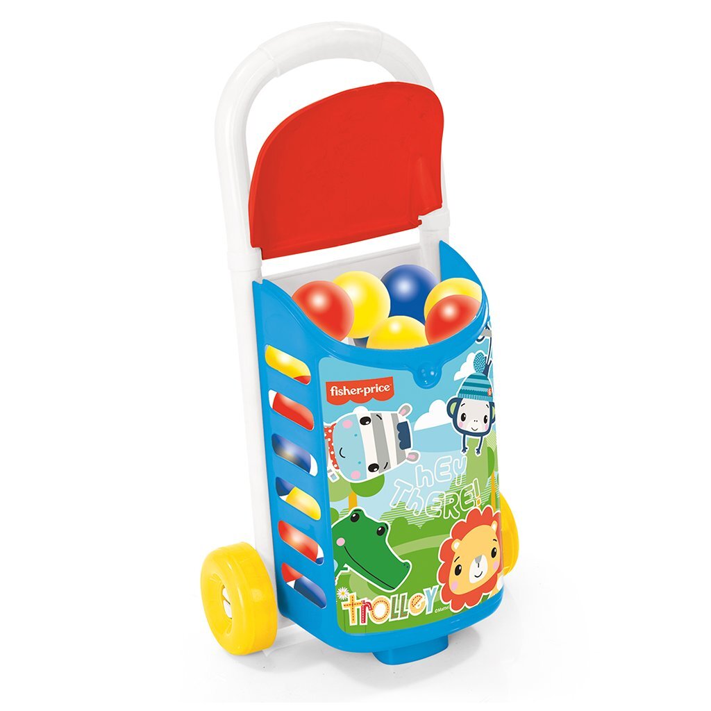 Dolu fisher price trolly met ballen 25 stuks
