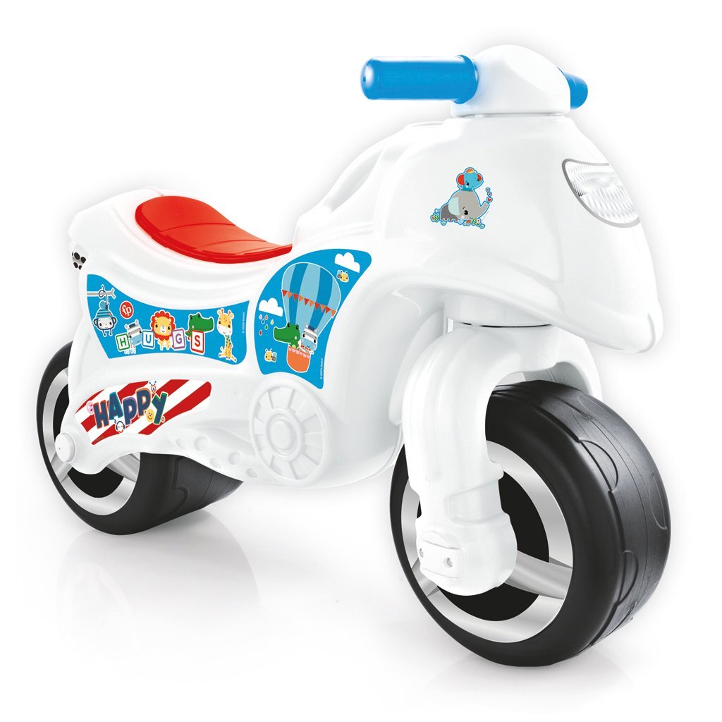 Dolu fisher price loopmotor wit blauw rood