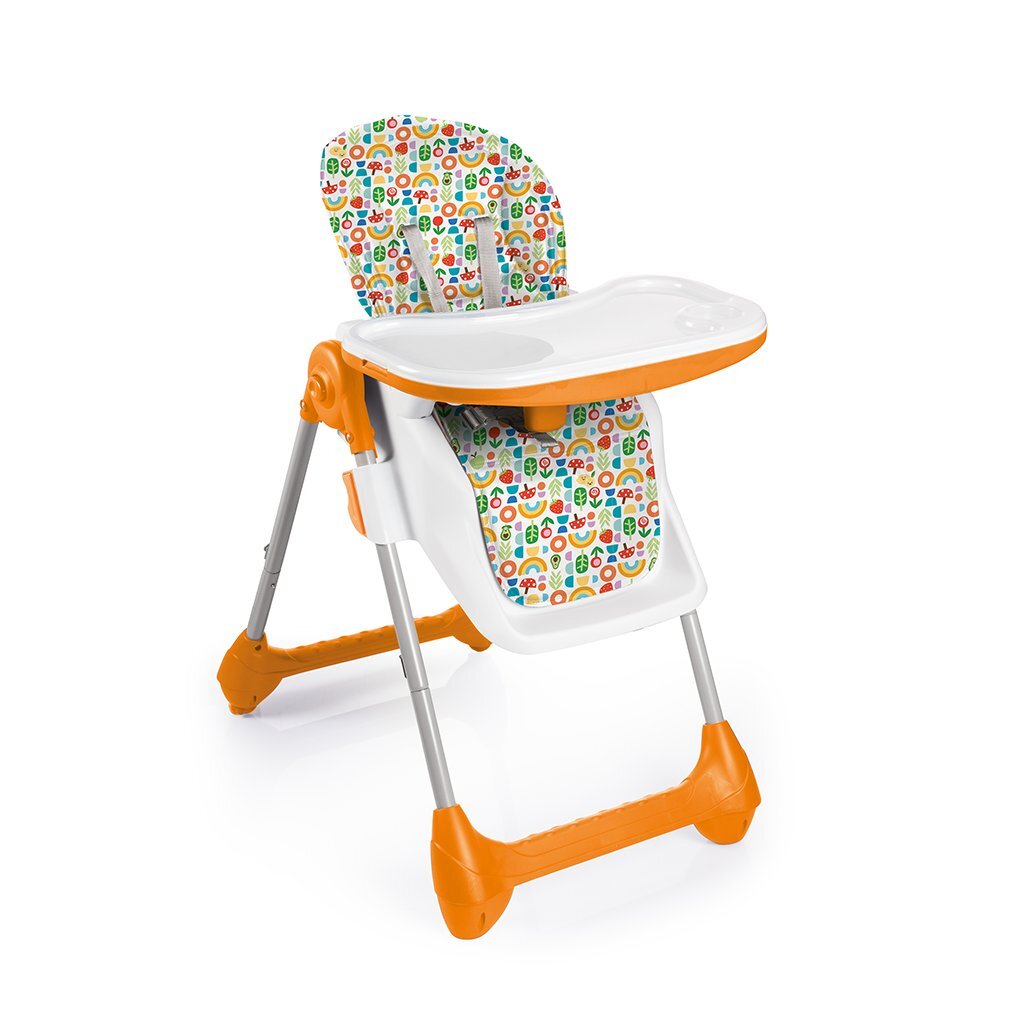 Dolu fisher price deluxe kinderstoel 105x57x87 cm wit oranje