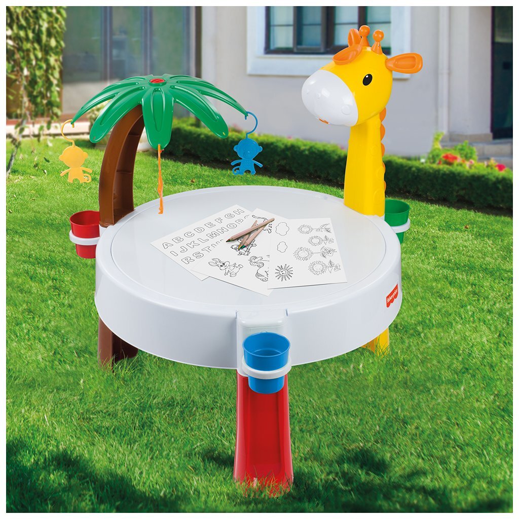 Dolu fisher price zand-watertafel + accessoires