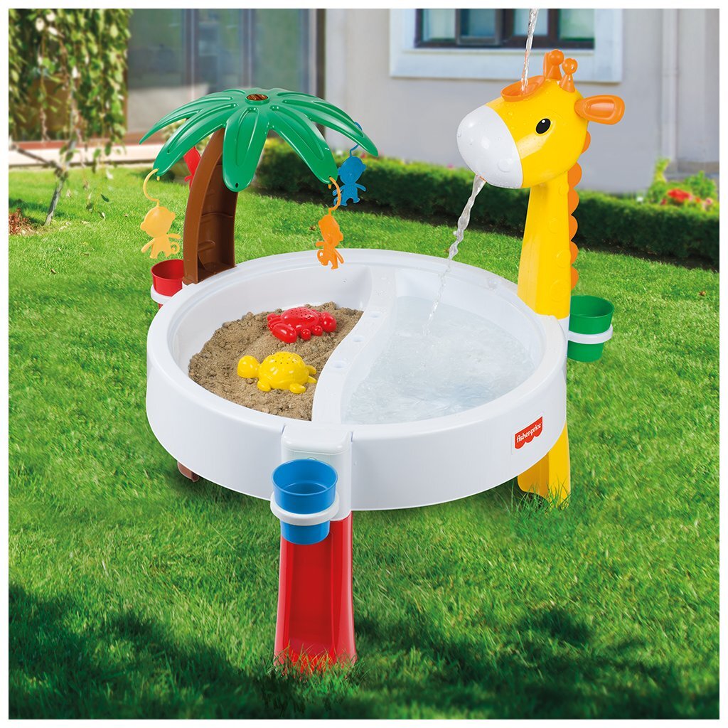 Dolu fisher price zand-watertafel + accessoires