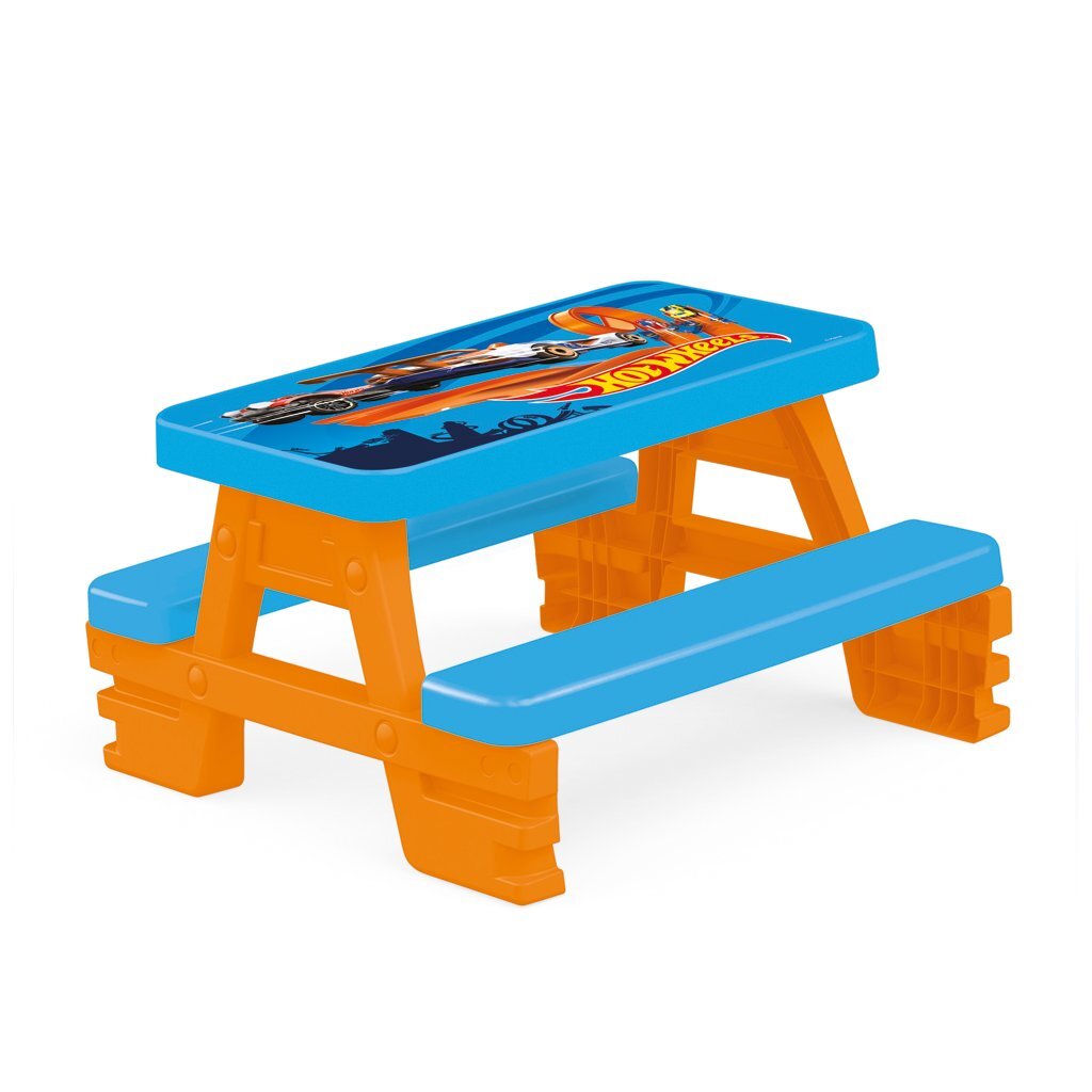 Dolu hot wheels picknicktafel blauw oranje