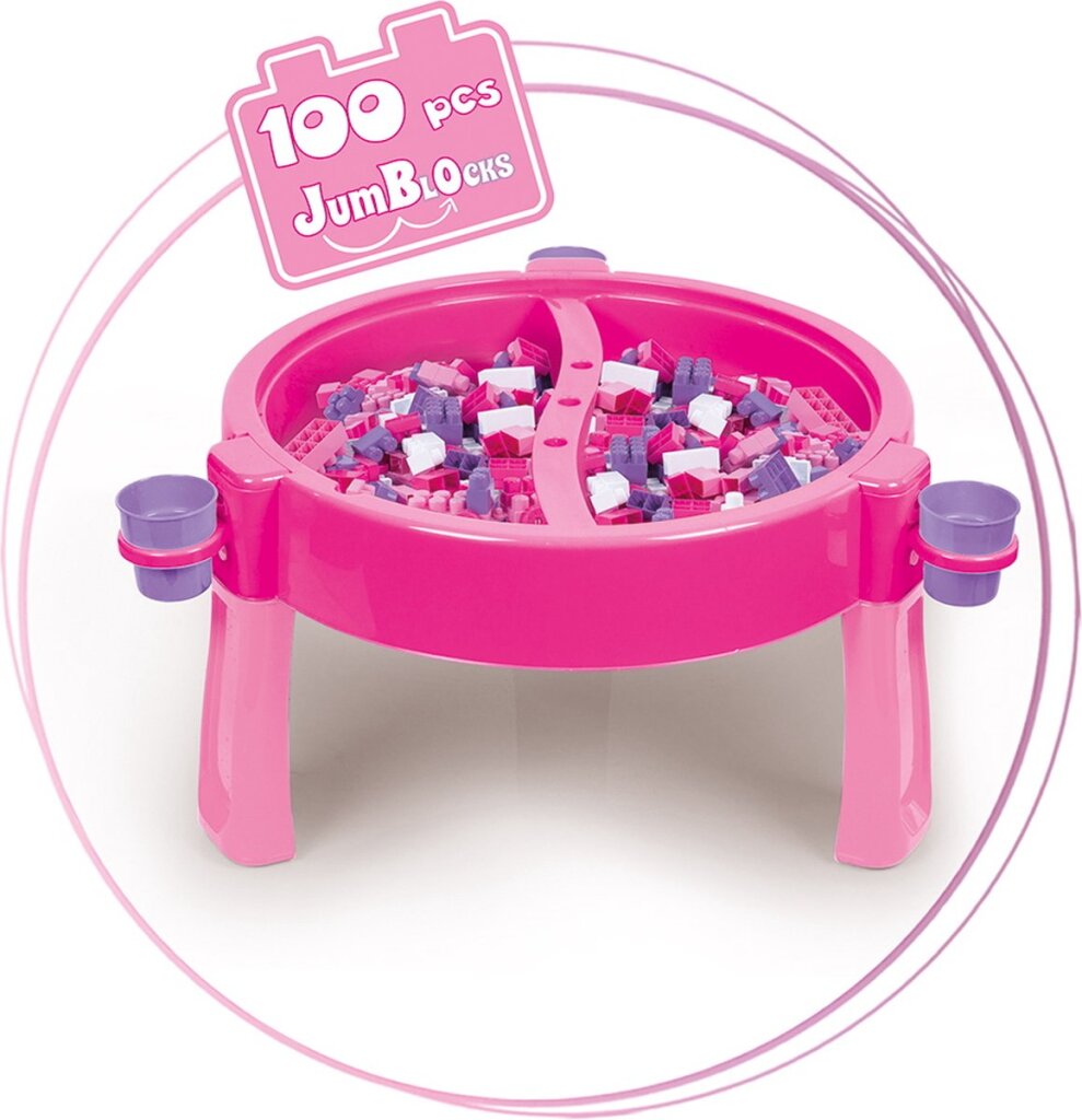 Dolu unicorn activiteiten tafel inclusief 100 blokken