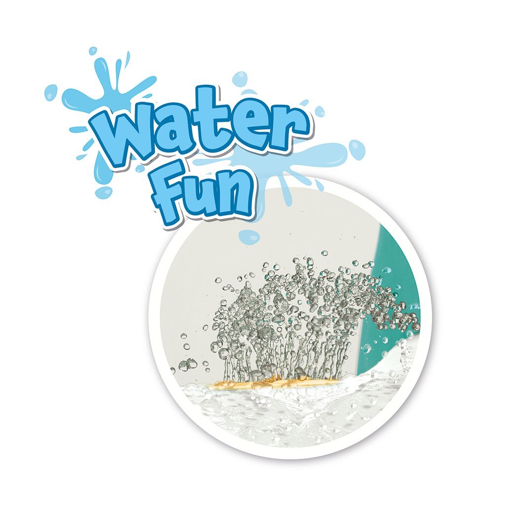 Dolu grote waterglijbaan 144x85x189 cm groen wit