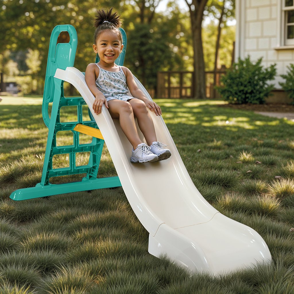 Dolu grote waterglijbaan 144x85x189 cm groen wit