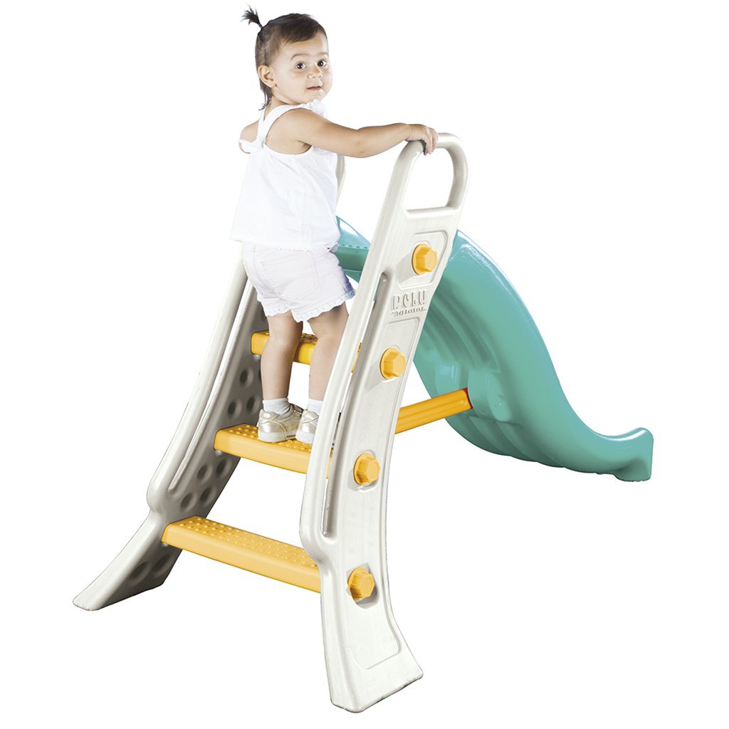 Dolu grote waterglijbaan 145x166x78 cm wit groen