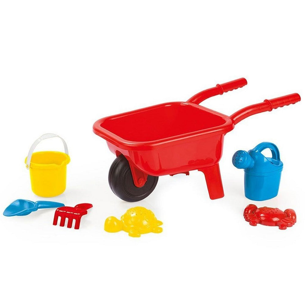 Dolu kruiwagen speelset rood blauw geel