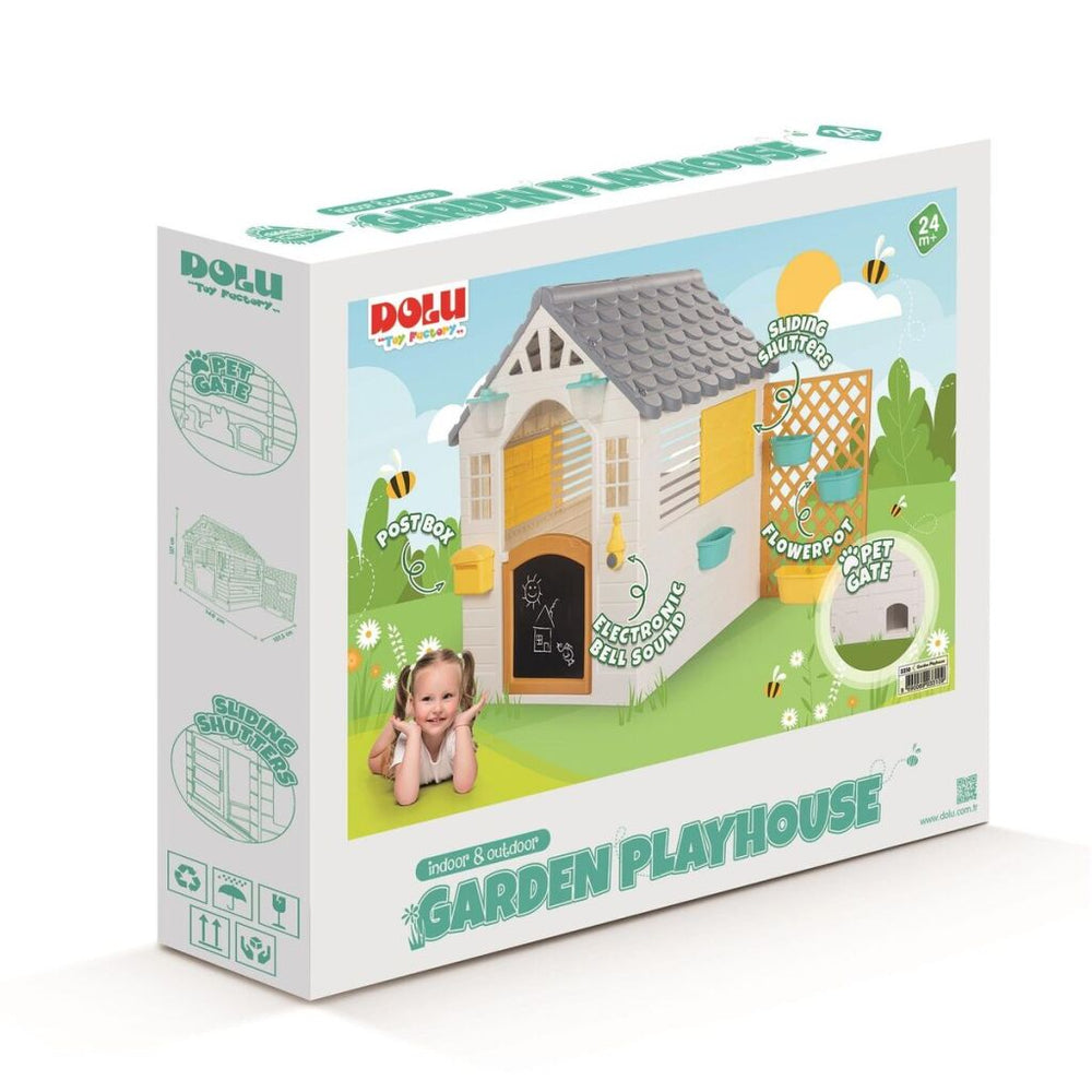 Dolu 3310 tuinspeelhuis met accessoires 140x127x107,5cm
