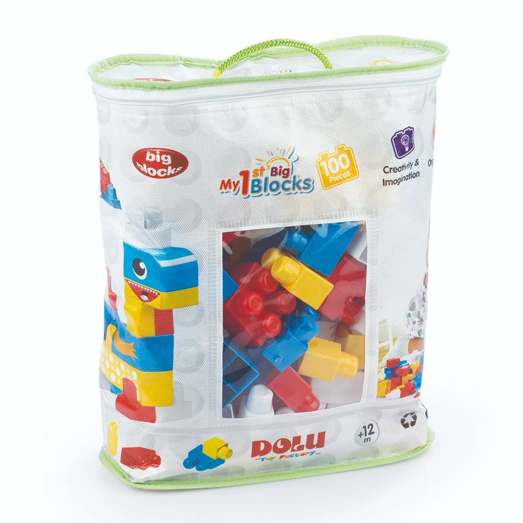 Dolu mijn eerste grote blokken 100 blokken