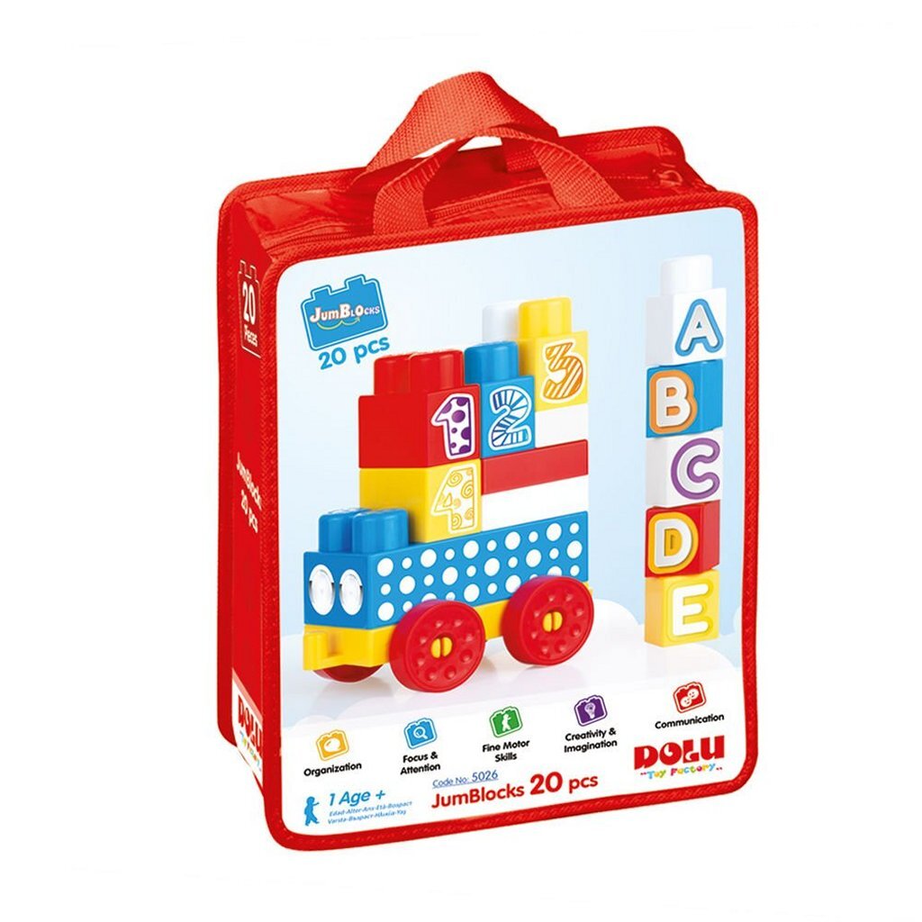 Dolutrein blokken met 20 blokken