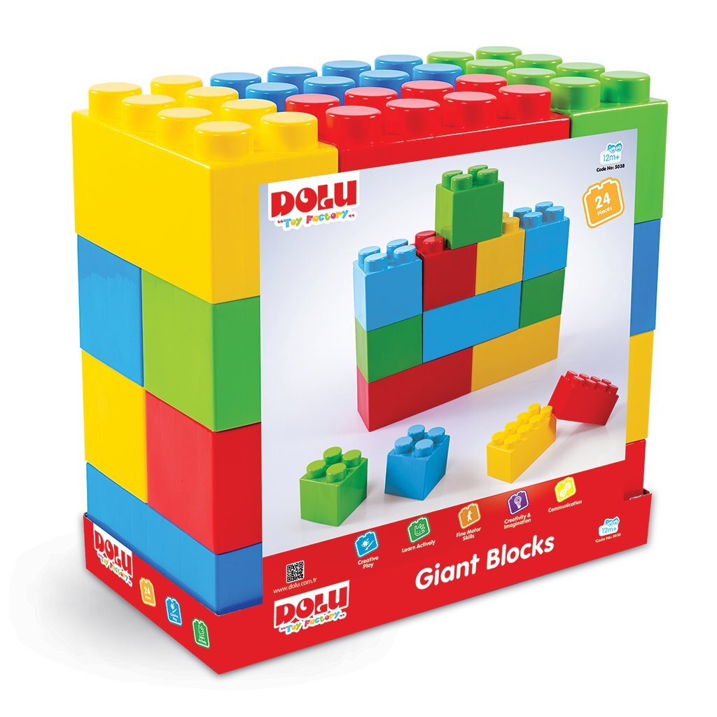 Dolu reuzenblokken 24 stuks