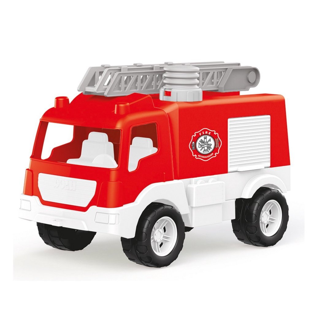 Dolu brandweerwagen rood wit