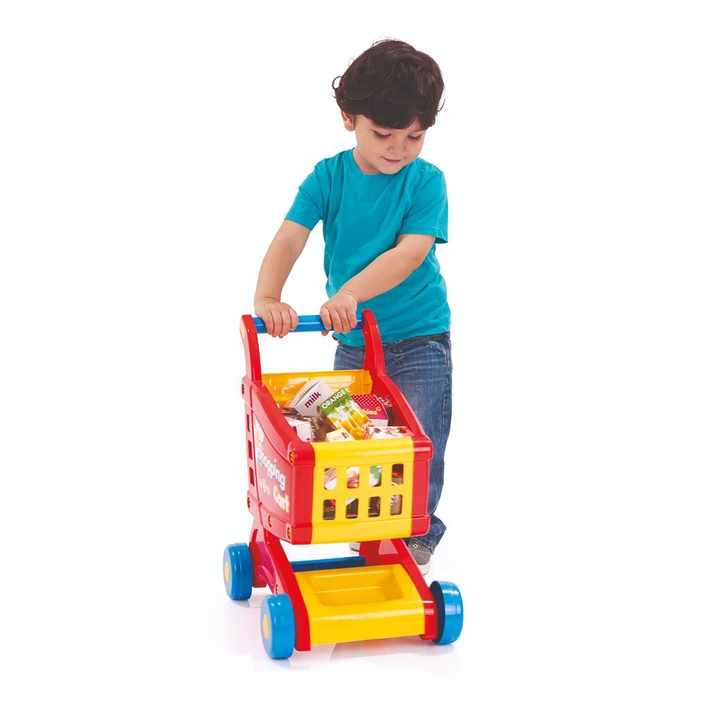 Dolu winkelwagen 50x31x43 cm rood geel blauw
