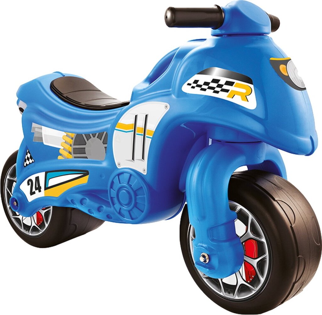 Dolu mijn eerste blauwe loopmotor