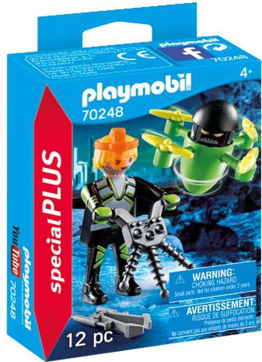 Playmobil special plus agent met drone - 70248