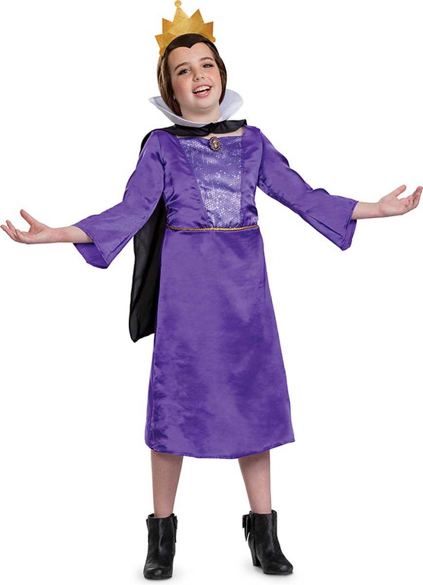 Disguise disney - villains, evil koningin jurk classic, maat s (5 - 6 jaar), meisjes