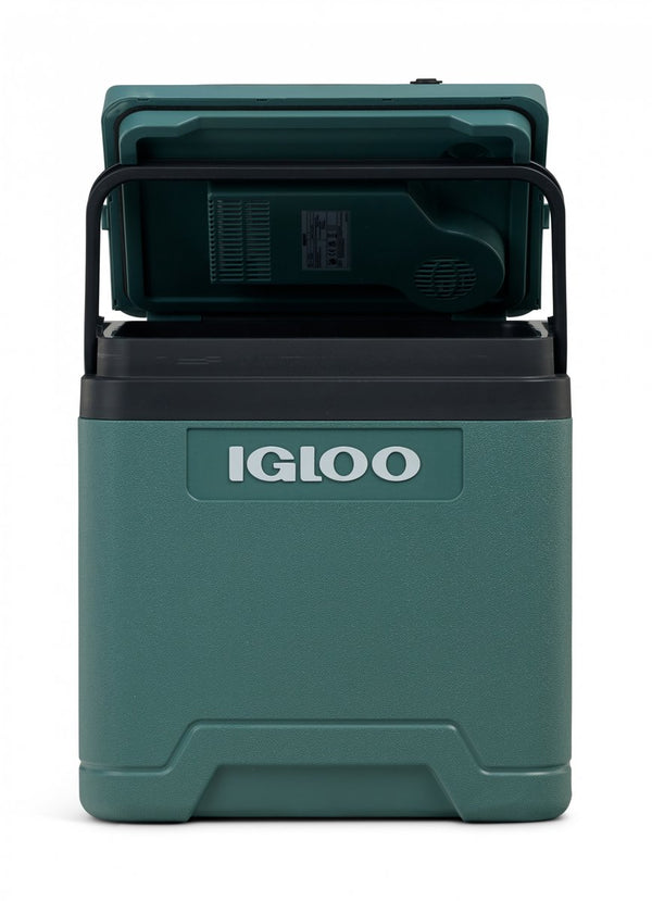 Igloo ie24 koelbox - 24l - ac- en dc-aansluitingen - 20°c onder de omgevingstemperatuur - eco - groen