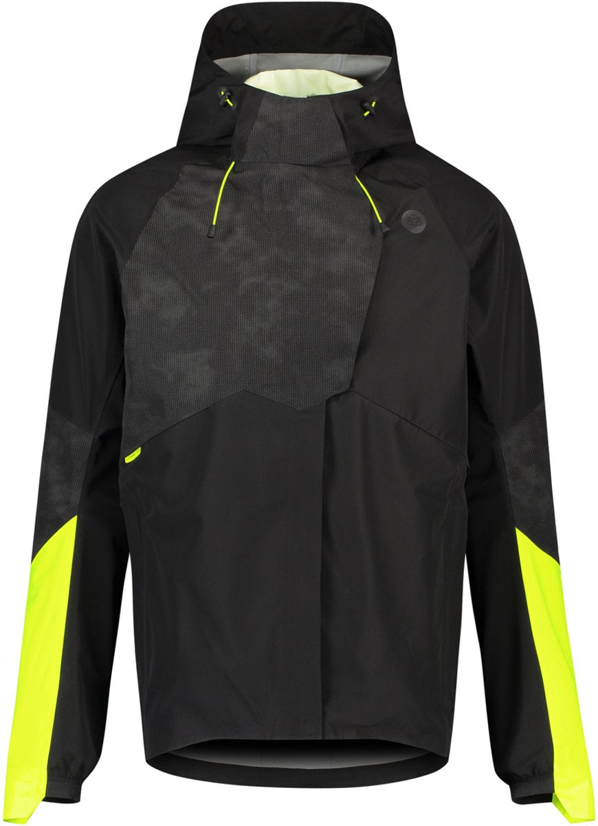 Agu tech regenjas commuter heren - zwart