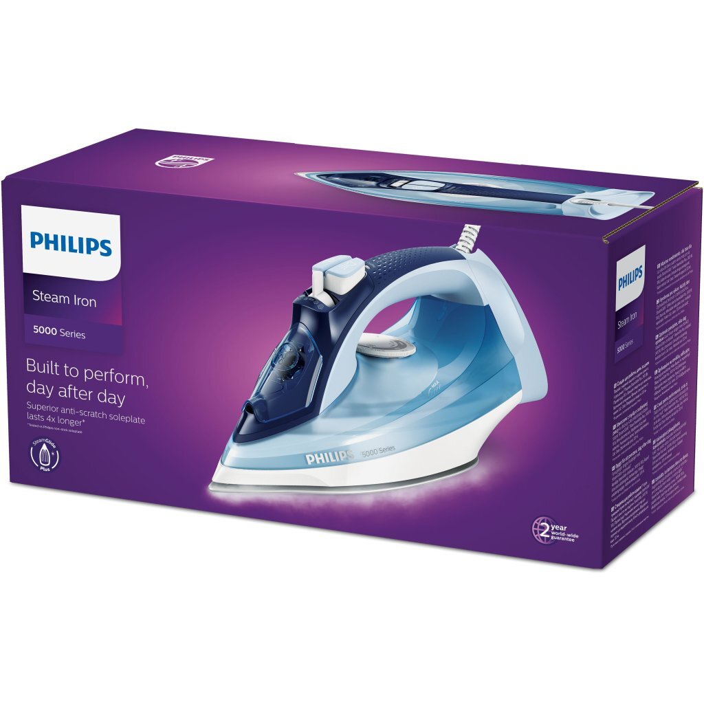 Philips dst5030 20 stoomstrijkijzer blauw