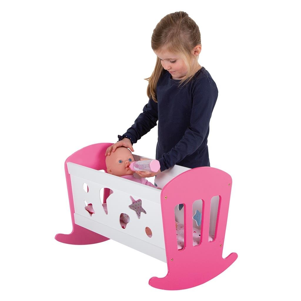 Mijn mooie poppenkamer poppenbed schommelbed 49 x 37 x 35 cm