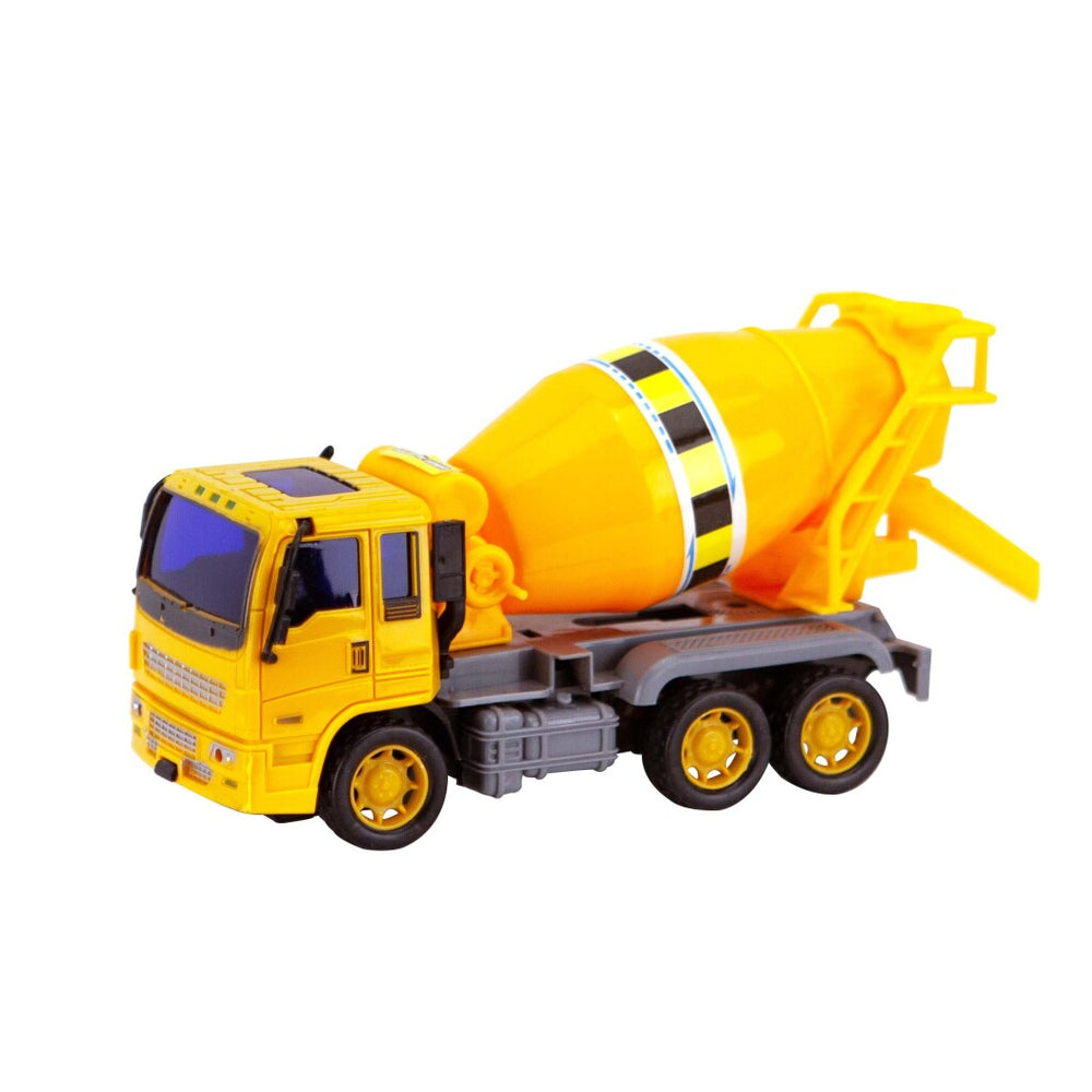 Betonmixer vrachtwagen met snelle wielen