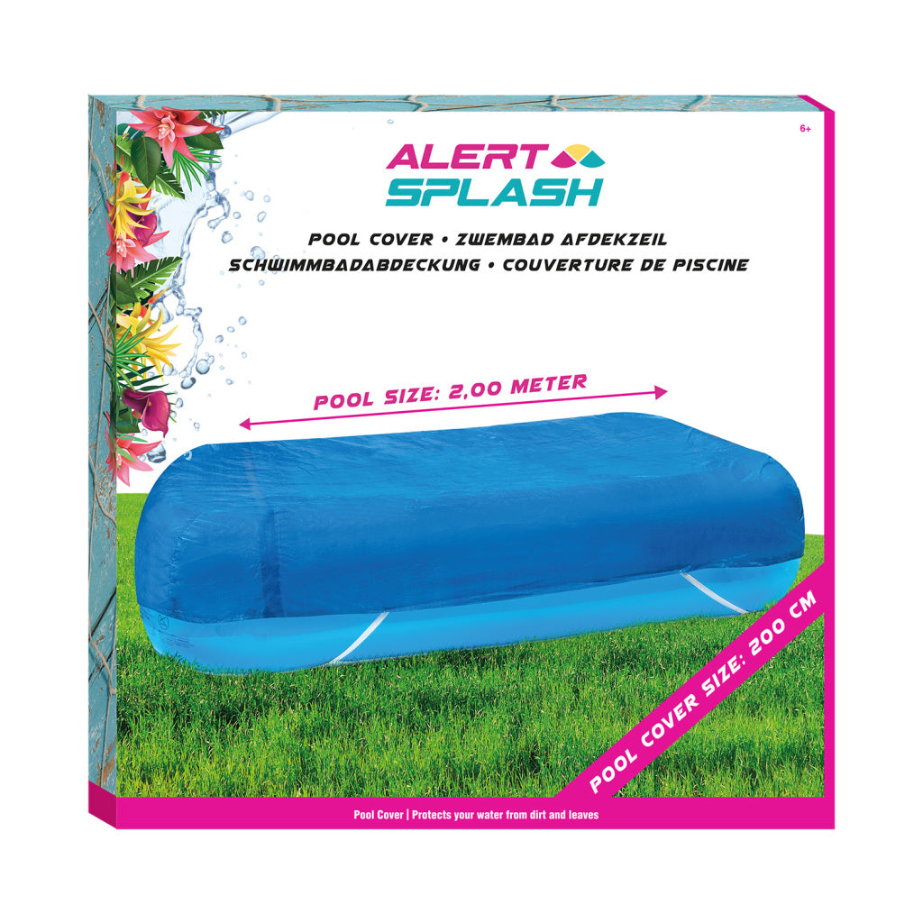 Alert zwembad afdekzeil 200x150x51 cm