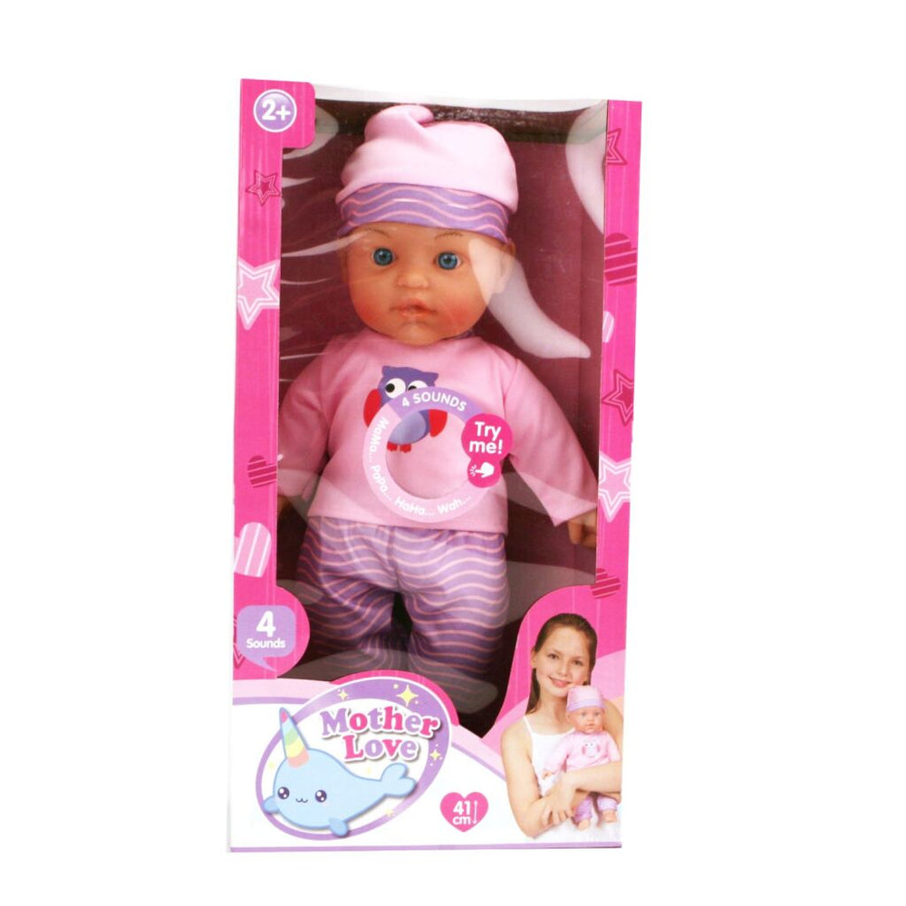 Basis moederliefde babypop 41 cm + geluid