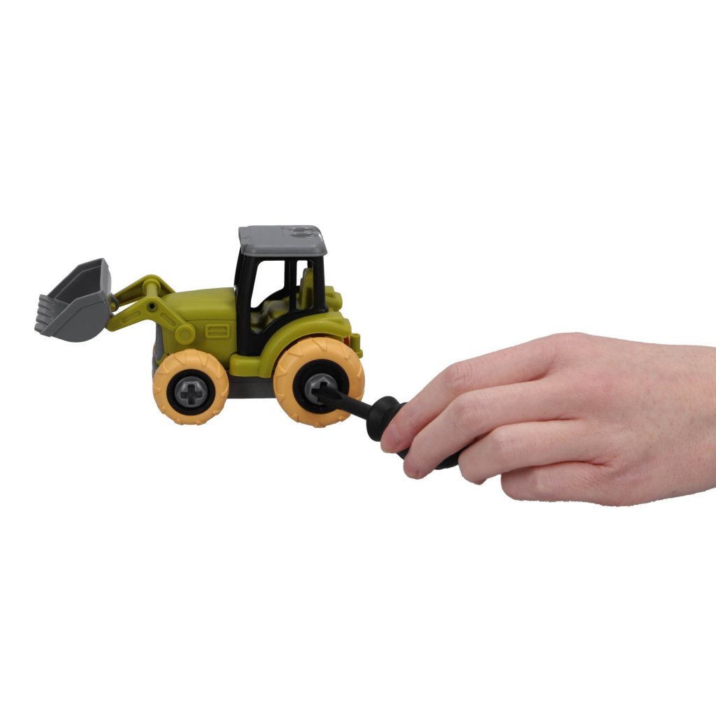Landbouwtractor met aanhanger