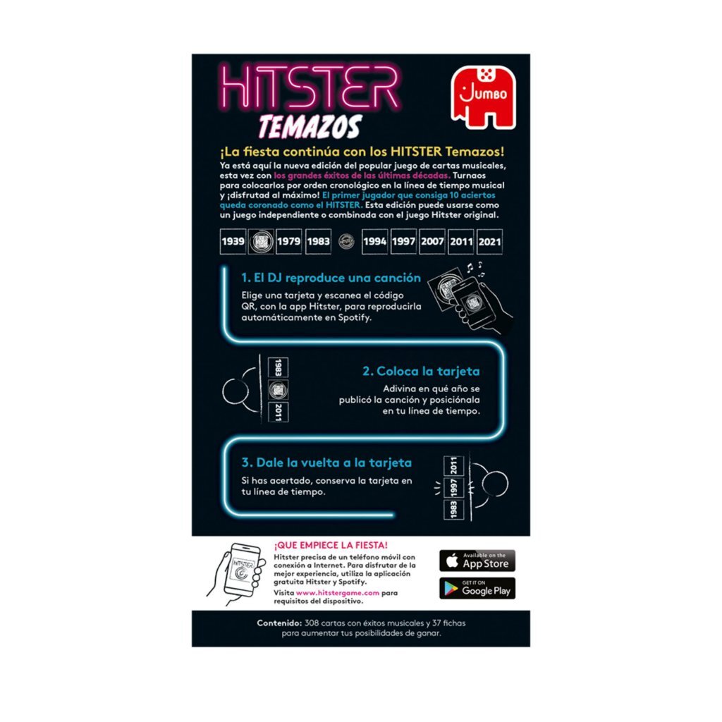 Hitster jumbo schlager party – duitstalig muziekspel – duitse schlagerhits – duitse editie – partyspel – actiespel