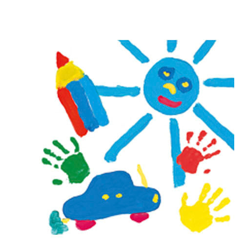 Ses vingerverf 4 kleuren a 150ml