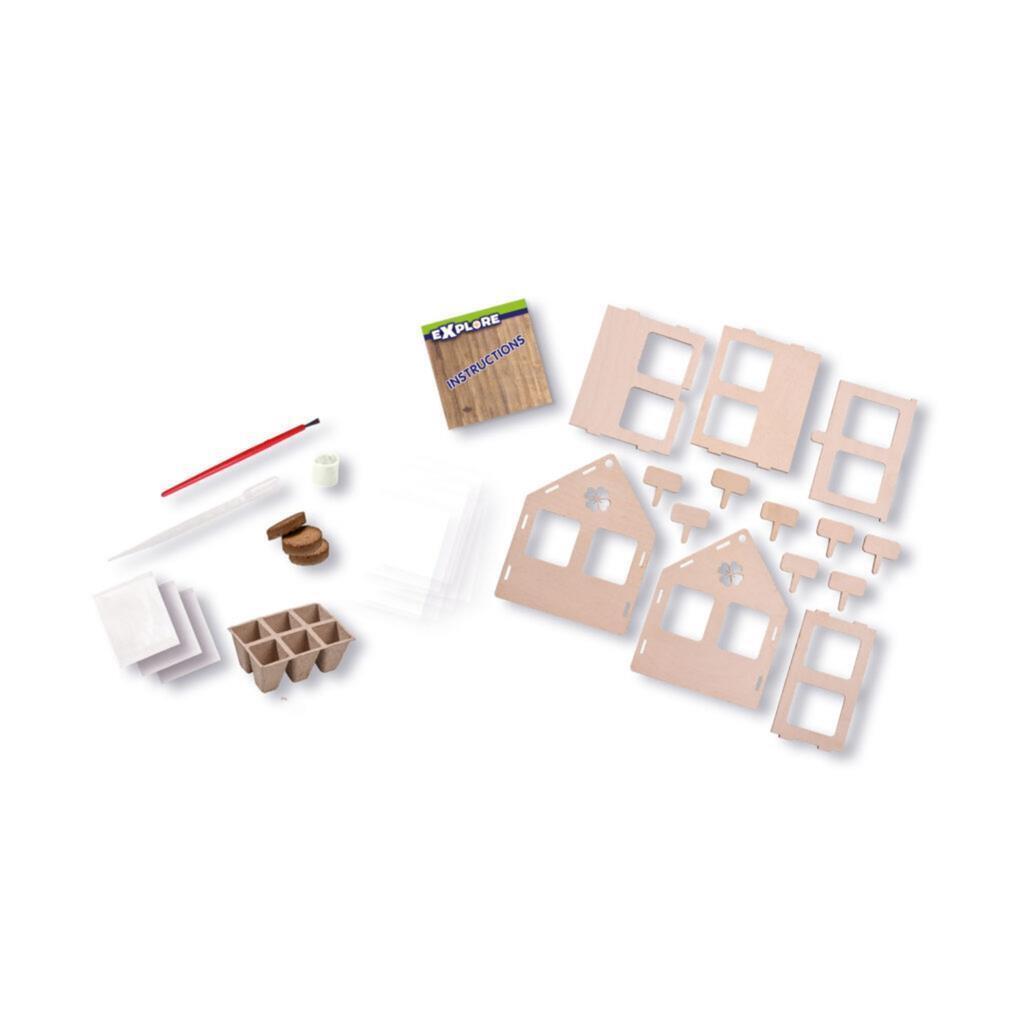 Ses creative explore houten broeikas met groenten