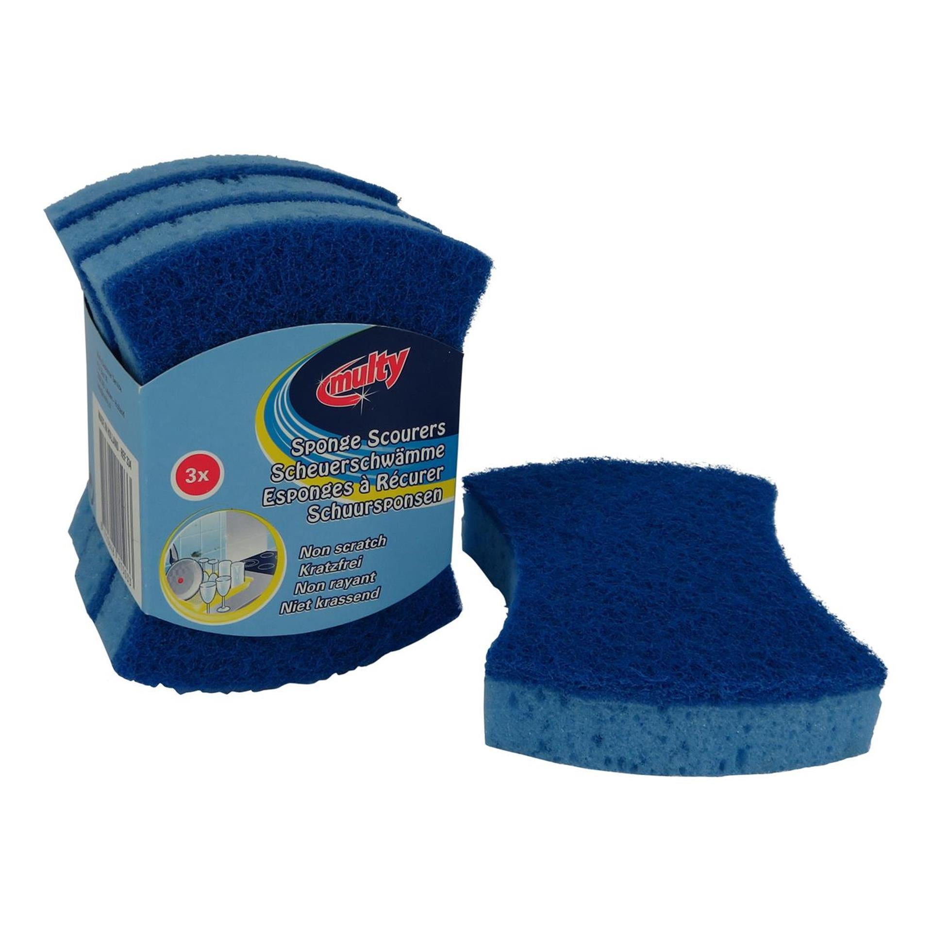 Multy schuurspons anti-kras set a 3st