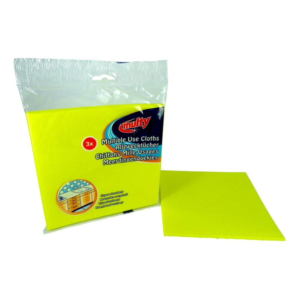 Multy viscose huishouddoekje intensief 3 stuks