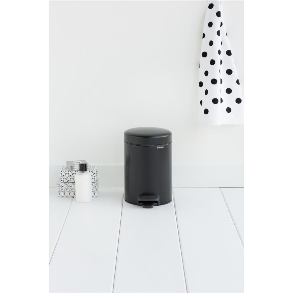 Brabantia pedaalemmer newicon 3l zwart