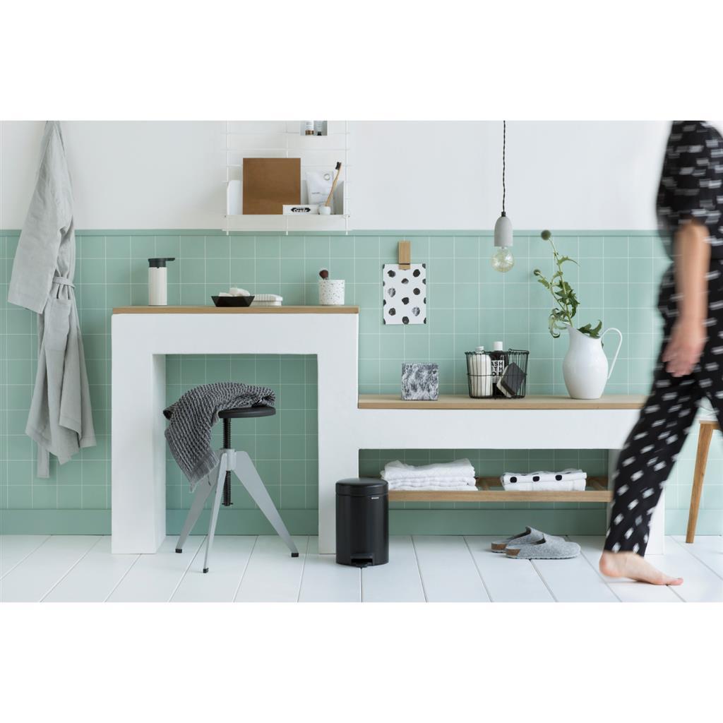 Brabantia pedaalemmer newicon 3l zwart