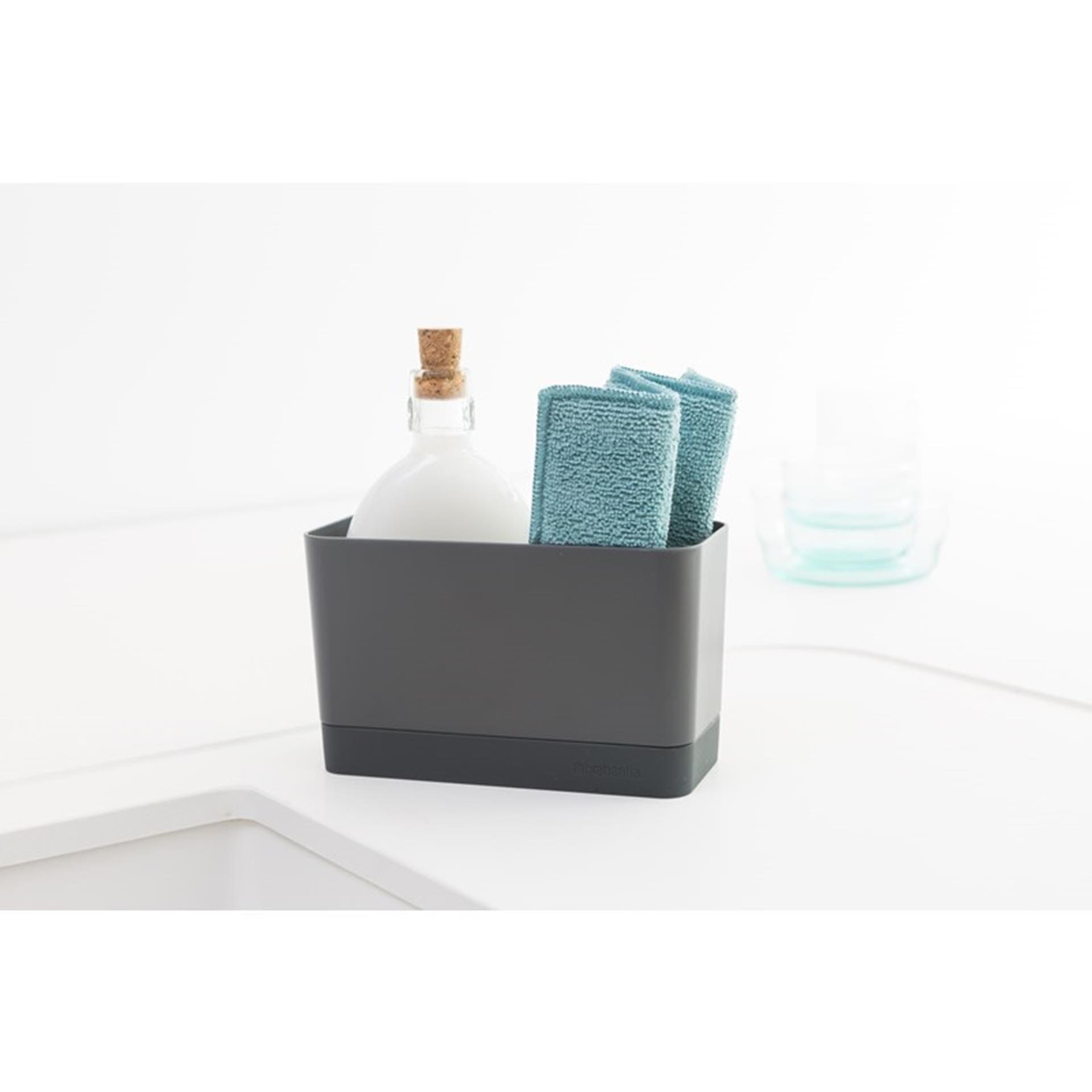 Brabantia spoelbak aanrechtbakje - donkergrijs