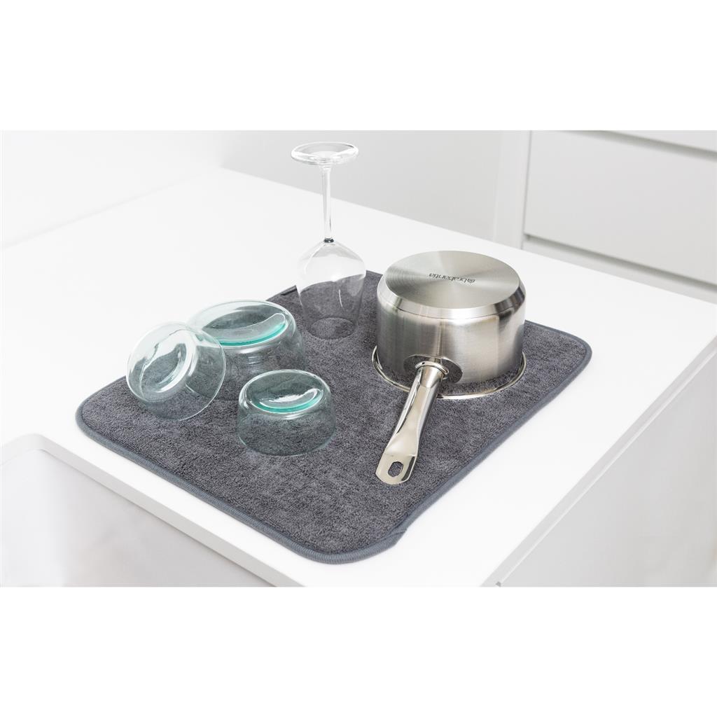 Brabantia afdruipmat sinkside microvezel 47x40 cm | 2 stuks