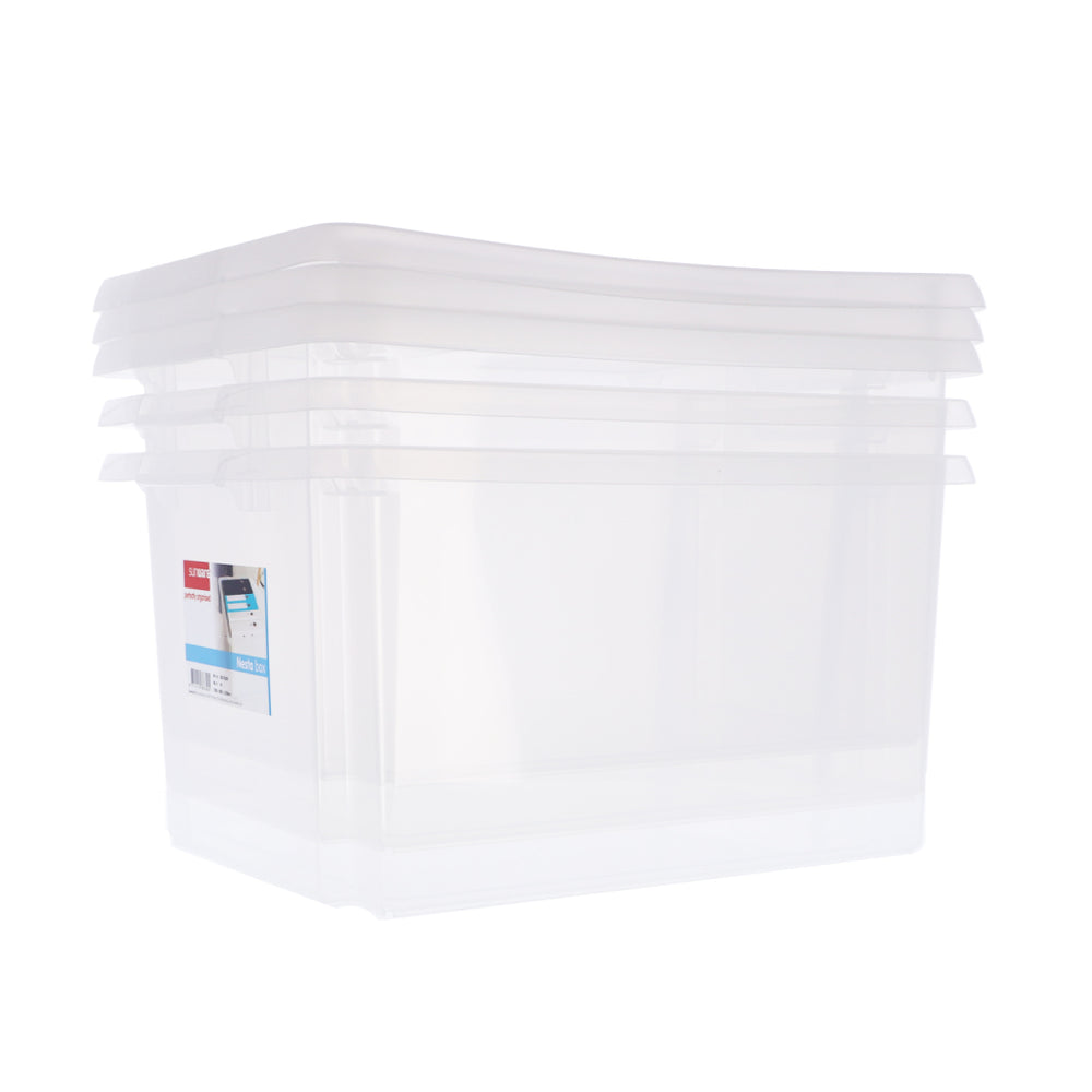 Sunware nesta opbergboxen 32l 3 stuks wit transparant