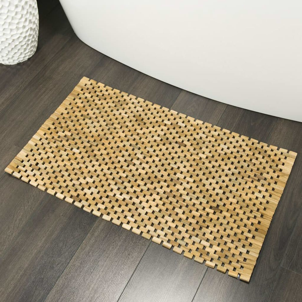 Sealskin badmat houtblok 52x90 cm naturel